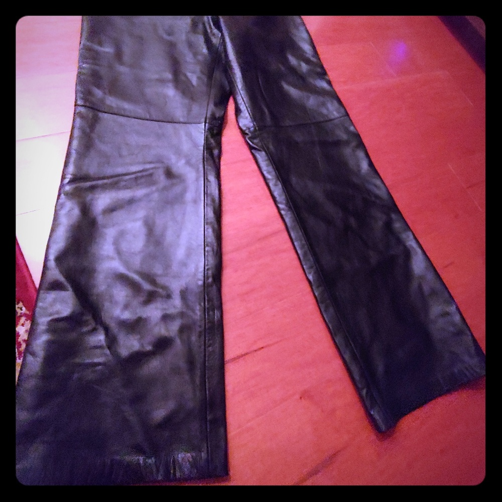 Leather pants